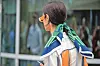 COPENHAGEN, DENMARK - AUGUST 07: A guest is seen wearing scarf outside Holzweiler during Copenhagen Fashion Week Spring/Summer 2020 on August 07, 2019 in Copenhagen, Denmark. (Photo by Christian Vierig/Getty Images)