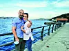 Jasmina Kos i Dragan Sjekloća na obali Bospora.