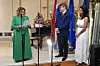 Tereza Kesovija i francuski veleposlanik Gaël Veyssièren i supruga Anthi.