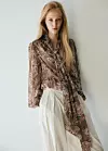 Bluza s cvjetnom kravatom - 49,99 eura