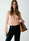 Bluza od liocelne tkanine s volanima - 39,99 eura