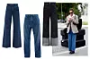 Traperice visokog struka Isabel Marant (390 eura)/ traperice boyfriend kroja Balenciaga; Matches Fashion (895 eura)/ traperice širokih nogavica JW Anderson; Matches Fashion (350 eura)