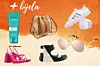 Losion za tijelo sa sjajem, za preplanulu kožu Douglas Sun (105 kn)/ torba Zara (prije 119,90 kn, sada 99,90 kn)/ tenisice adidas Court Bold, ExtraSports (335,20 kn)/ sandale Bershka (prije 299,90 kn, sada 209,90 kn)/ sandale United Nude, ICON (prije 1689 kn, sada 1351,20 kn)/ sunčane naočale Marc Jacobs, Ghetladus (prije 1420 kn, sada 994 kn) - dostupno u Arena Centru