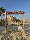 Saša i supruga na White Beachu, luksuznom odredištu smještenom unutar kompleksa hotela Atlantis The Palm u Dubaiju