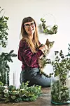 Adventski vijenac za Gloriju je izradila Ana Hrgovčić koju možete pratiti na Instagram profilu biljke.plants .