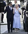 Andy Burnham i Marie France van Heel