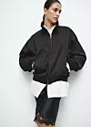 Bomber jakna s tankim prugama pinstripe - prije 79,99 eura, sada 69,99 eura