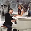 Liedercircus, Musikshow, Deutschland 1977, Gaststar: Serge Gainsbourg, Jane Birkin. (Photo by Impress Own/United Archives via Getty Images)
