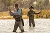 Kurt Russell as Preston Clyburn and Matthew Fox as Paul Clyburn, Prestonov brat