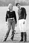 S bivšom djevojkom Jane Ward 1978., poslije polo utakmice u Windsoru