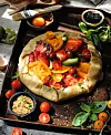 Galette s četiri vrste sira i rajčicama