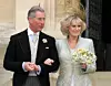 Britain's Prince Charles and Duchess of Cornwall leave St. George's Chapel in Windsor Castle, England following the Service of Prayer and Dedication following their marriage, April 9, 2005. Prince Charles and his long-term partner Camilla Parker Bowles, who became Her Royal Highness the Duchess of Cornwall. Date: 09.04.2005., Image: 22417298, License: Rights-managed, Restrictions: - NO UK USE - For queries call UPPA + 44 (0)20 7421 6000, Model Release: no, Credit line: © UPPA/Photoshot / Avalon Editorial / Profimedia