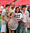 Josep Guardiola sa suprugom i djecom koji su mu najveća potpora u karijeri
