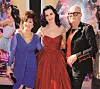 HOLLYWOOD, CA - JUNE 26: Singer Katy Perry (C) and mom Mary Perry Hudson and dad Keith Hudson arrive at