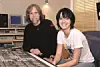 WEST HOLLYWOOD, CA - SEPTEMBER 25: (EXCLUSIVE COVERAGE) Katy Hudson AKA Katy Perry and producer Glen Ballard pose during a portrait session on September 25, 2002 in West Hollywood, California. (Photo by Lester Cohen/WireImage)