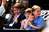 Prinčevi George i Louis, te princeza Charlotte