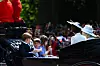 Prinčevi George i Louis, te princeza Charlotte na paradi Trooping The Colour lanjskog ljeta