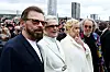 Bjorn Ulvaeus, Agnetha Faltskog, Anni-Frid Lyngstad i Benny Andersson privukli su tisuće fanova