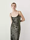 Massimo Dutti midi haljina od baršuna (99,95 eura)