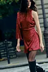 Zara asimetrična mini haljina sa šljokicama (39,95 eura)