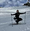 Marija uživa u snježnom pokrivaču