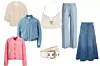 Pulover Max Mara/ Jakna Chloe/ Vesta Reils/ Torba Tom Ford/ Traperice Closed/ Remen Etro/ Suknja Chloe