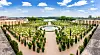 Paris, France - May 2019: Versailles formal gardens
