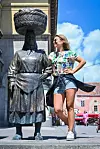 Kad dođe u Zagreb Sarah rado ode do tržnice Dolac