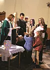 Kćerkicu Franje i Katarine Toljanić, malenu Mariju, krstio je ujak Zlatko Sudac, a kuma joj je bila Nensi Brlek, dugogodišnja TV voditeljica.