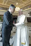 Predsjednik je papi poklonio glagoljaški misal kneza Novaka.