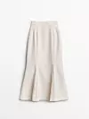 Vunena suknja, 949 kn/125,95 €, Massimo Dutti