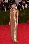 Met Gala 2015. godine. Glumica je u kreaciji Ralpha Laurena