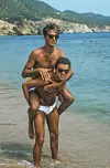 George Michael i Andrew Ridgeley 1986. na snimanju spota za pjesmu 'Club Tropicana'