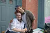 Colleen Hoover iJustin Baldoni na setu filma