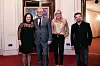 Intendantica zagrebačkog HNK Iva Hraste Sočo, Dubravko Merlić, Željka Ogresta i Massimiliano Volpini na premijeri baleta 'Hamlet'