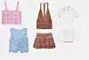 Kratki top od pamučnog konca 15,99 € RESERVED/ Kratka pamučna majica 39,99 € MANGO/ Pamučni top 19,99 € PULL&BEAR/ Pamučna mini suknja 22,99 € PULL&BEAR/ Kraća košulja od pamučnog konca 19,99 € RESERVED/ Pamučne kratke hlače 15,99 € RESERVED