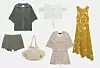Pamučna košulja 25,99 € PULL&BEAR/ Kratke hlače, 19,99 € PULL&BEAR/ Torba od pamučnog konca 19,99 € ZARA/ Pamučni top 55 € GUESS/ Mini haljina od viskoznog konca 17,99 € ZARA/ Pamučna maksi haljina 19,99 € ZARA