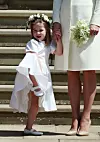 Uvijek vrckava Charlotte na vjenčanju princa Harryja i Meghan Markle 2018. godine.