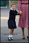 Prvi dan škole za malenu Charlotte. Tko ne bi bio nervozan!
