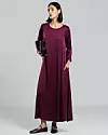 Dahlia satenska haljina | Burgundy - 228 eura