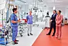 Crown Princess Victoria and Prince Daniel. The Crown Princess couple with Lars Falk, Clinical Director ECMO-unit, and nurse Mia Pettersson Crown Princess Victoria and Prince Daniel visit to ECMO Center, Karolinska University Hospital, Stockholm, Sweden - 30 Sep 2020,Image: 560636386, License: Rights-managed, Restrictions: , Model Release: no, Credit line: IBL / Shutterstock Editorial / Profimedia