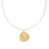 Lykke Aura ogrlica Maris privjesak gold