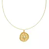 Lykke Aura ogrlica Stella privjesak gold