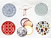 Tanjur za desert Penzance Circle - 108,90 kn (Vivre) // Kintsugi tanjur - 515 kn (Dizajnholik) // Desertni tanjur Metropolis - 19,99 kn (Emmezeta) // Tanjur za desert Reef Orange - 26,90 kn (Vivre) // Cosmic tanjuri s motivom planeta - 190 kn – 610 kn (Dizajnholik) // Tanjur za pizzu Calavera - 65,90 kn (Vivre)