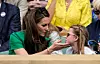 Mama Kate brižno je pazila da se Charlotte dobro osjeća pri prvom dolasku u Wimbledon