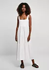 Urban Classics 7/8 LENGTH VALANCE SUMMER - Haljina od žerseja - white - prije 39,99 eura, sada 28,99 eura