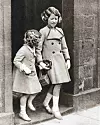 September 6, 2017: Princess Elizabeth, right, and her sister Princess Margaret in 1935. Princess Elizabeth of York, future Elizabeth II, born 1926. Queen of the United Kingdom. Princess Margaret, future Countess of Snowden, 1930 â€“ 2002. From The Coronation Book of King George VI and Queen Elizabeth, published 1937., Image: 489636770, License: Rights-managed, Restrictions: , Model Release: no, Credit line: Ken Welsh / Zuma Press / Profimedia