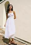 Next REGULAR FIT - MIDI - Dnevna haljina - white - 86 eura
