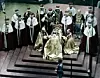 Westminster Cathedral, London, UK: A colourised image of Queen Elizabeth II during the coronation, surrounded by her bishops. STUNNING COLOURISED PHOTOS from a new photobook Retrographic show the day the Queen was coronated with husband Philip by her side have emerged this week, on the Royal couple’s platinum wedding anniversary. Photos from the couple’s 70 years as husband and wife show the two at a string of state visits from around the world, with one image showing the two posing for a picture with former U.S. President John F Kennedy and first lady Jackie. / Public Domain / mediadrumworld.com, Image: 355777897, License: Rights-managed, Restrictions: , Model Release: no, Credit line: Public Domain / mediadrumworld.c / Media Drum World / Profimedia
