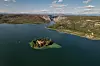 Otočić Visovac u Nacionalnom parku Krka